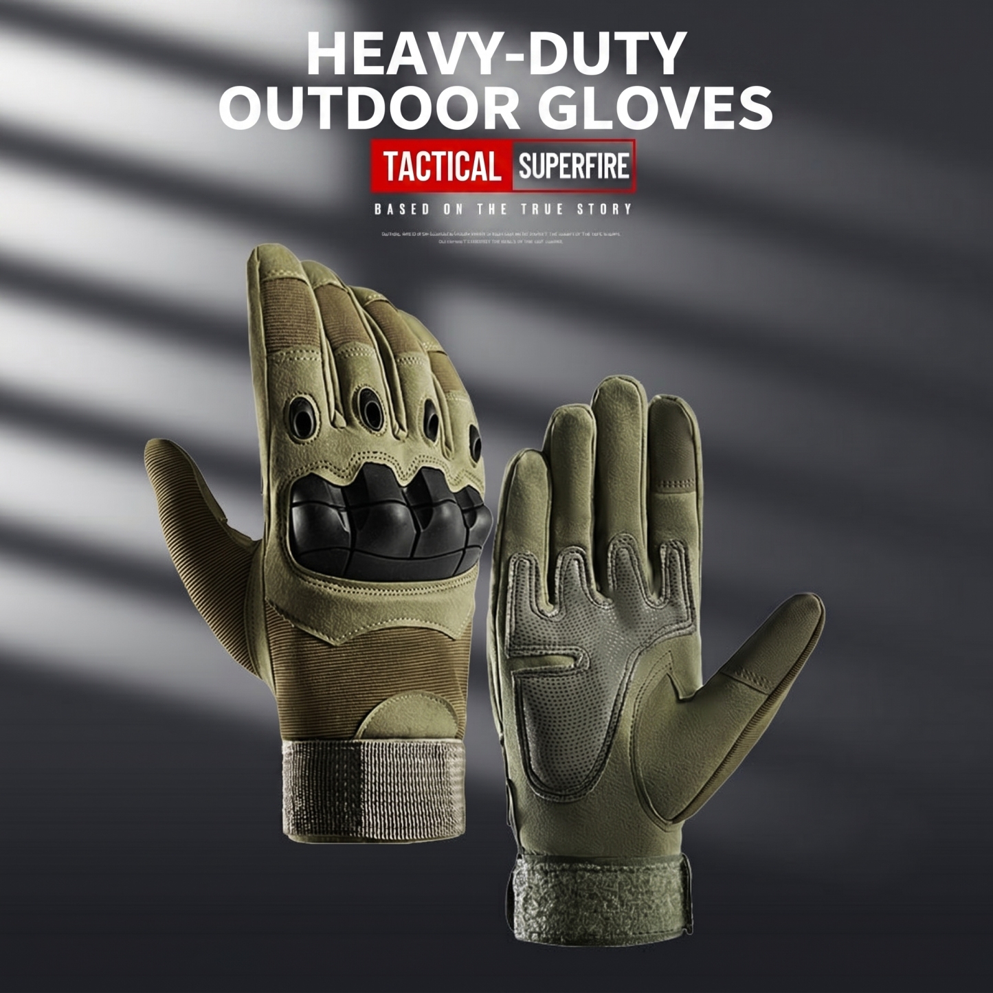 Motorcycle Riding Protective Tactical Half-Finger Gloves
