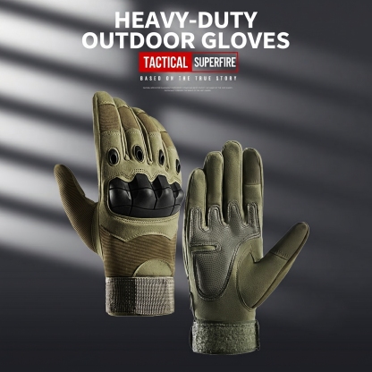 Motorcycle Riding Protective Tactical Half-Finger Gloves