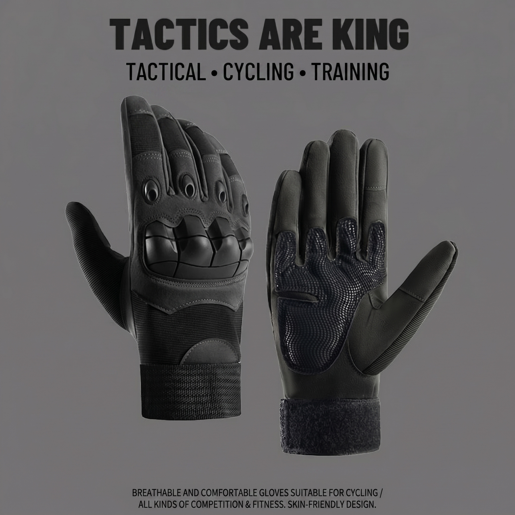 Motorcycle Riding Protective Tactical Half-Finger Gloves