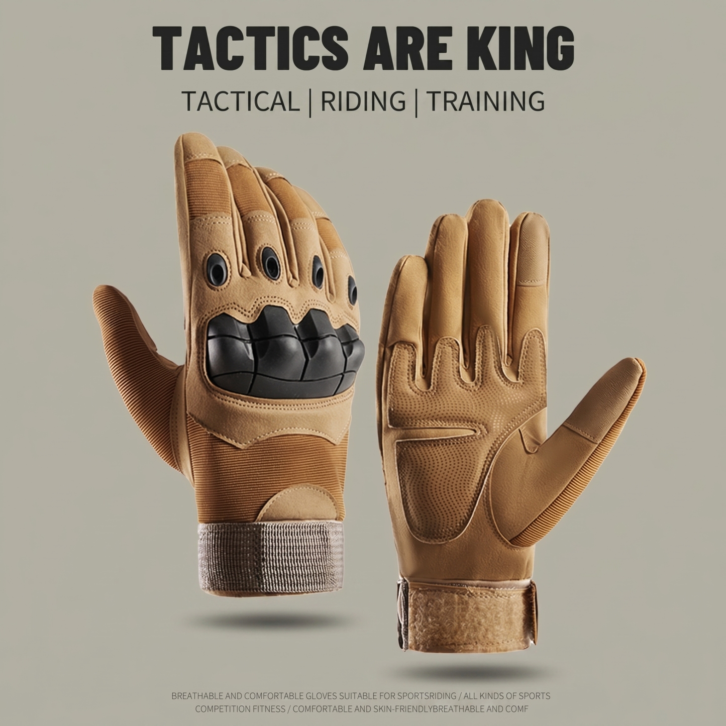 Motorcycle Riding Protective Tactical Half-Finger Gloves