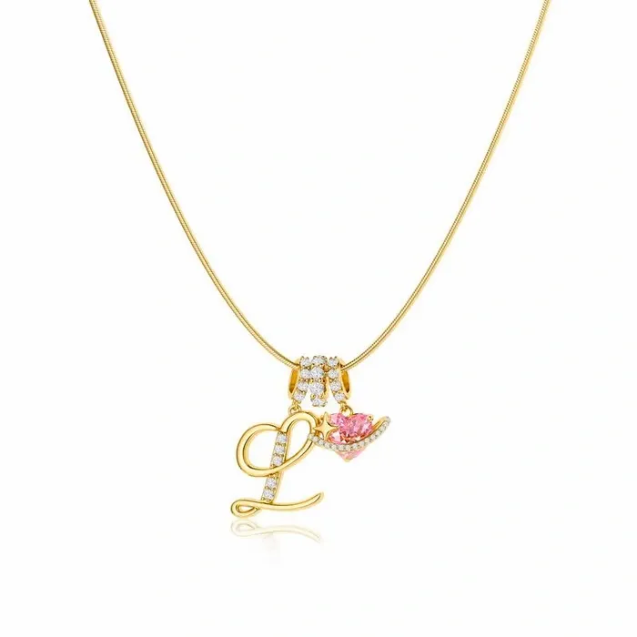 🔥2026 New Year Sale- 49% OFF🔥14K Gold Plated 3-Layering Initial A-Z Letter Pendant Necklaces