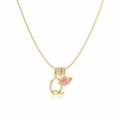 🔥2026 New Year Sale- 49% OFF🔥14K Gold Plated 3-Layering Initial A-Z Letter Pendant Necklaces