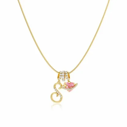 🔥2026 New Year Sale- 49% OFF🔥14K Gold Plated 3-Layering Initial A-Z Letter Pendant Necklaces