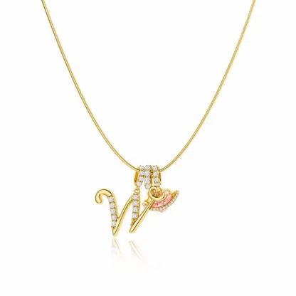 🔥2026 New Year Sale- 49% OFF🔥14K Gold Plated 3-Layering Initial A-Z Letter Pendant Necklaces