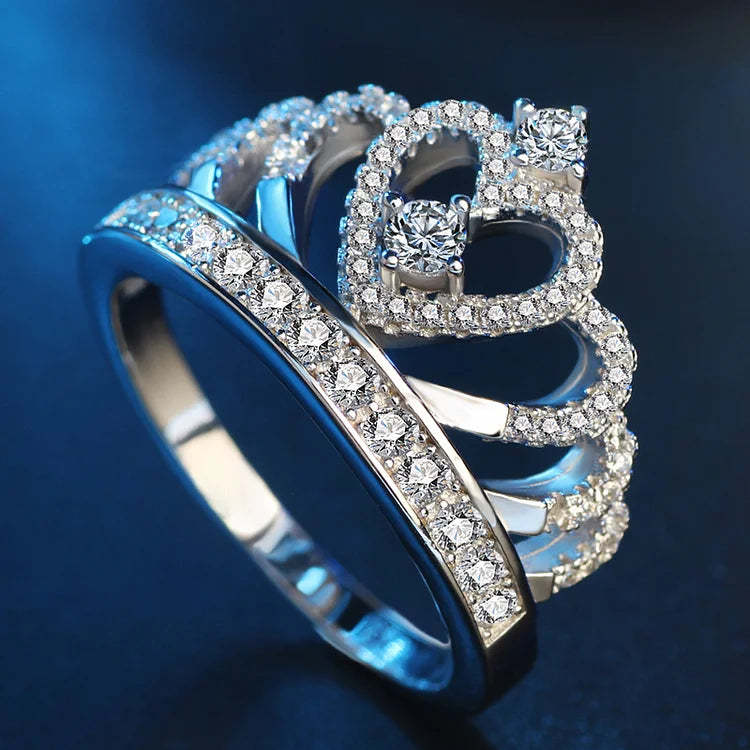FOR BADASS DAUGHTER - STRAIGHTEN YOUR CROWN RING