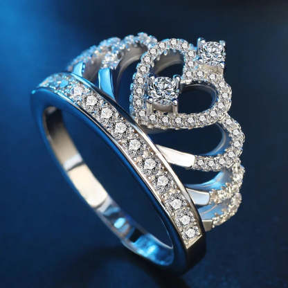 FOR BADASS DAUGHTER - STRAIGHTEN YOUR CROWN RING
