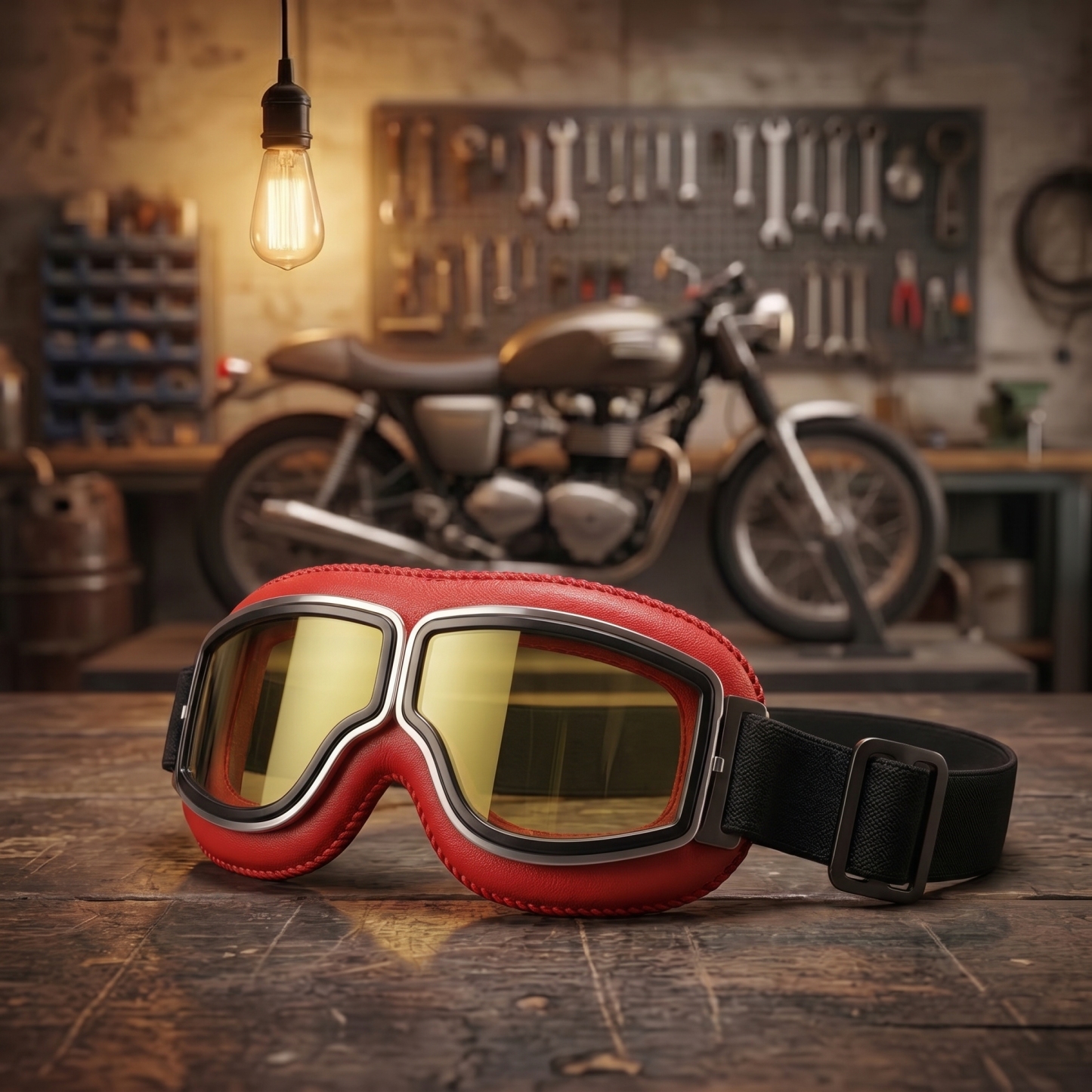 🔥 OTG Vintage Motorcycle Goggles (Fits Over Glasses)