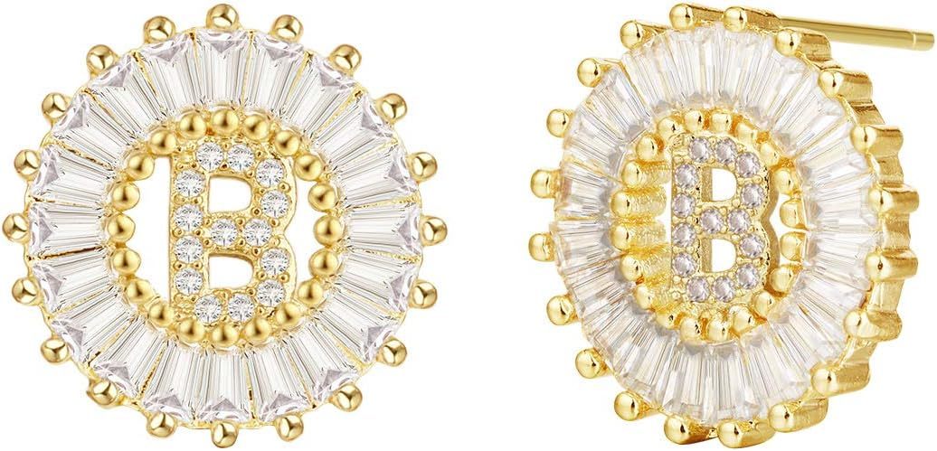 【LAST DAY 49% OFF】Initial Letter Pendant Earrings