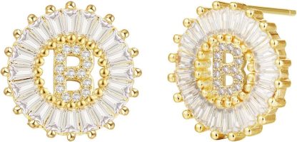 【LAST DAY 49% OFF】Initial Letter Pendant Earrings