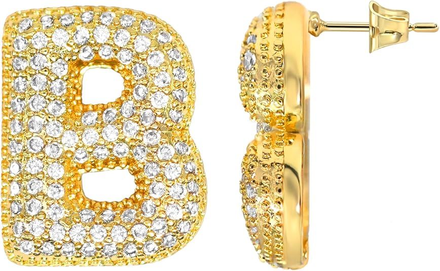 Initial Letter Earrings