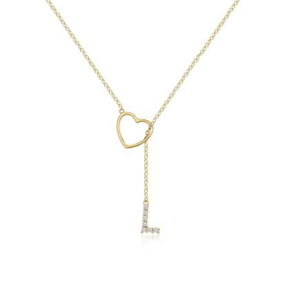 🔥Limited Inventory Available⚡Letter Heart Design Personalized Trendy Charm Necklaces