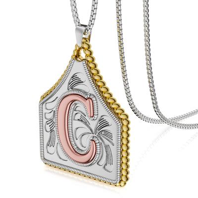 Custom Handmade Cow Tag Western Necklace