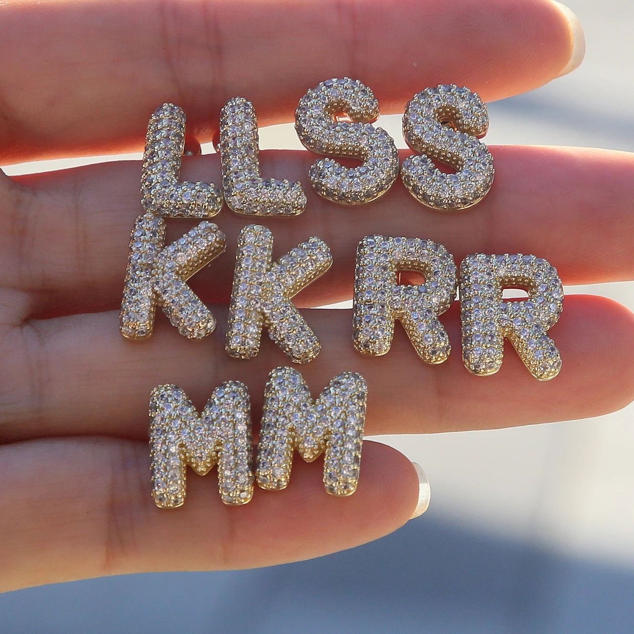 Initial Letter Earrings