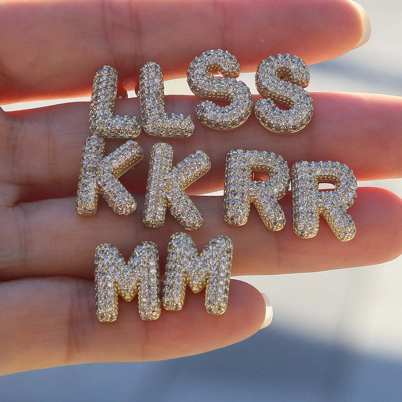 Initial Letter Earrings