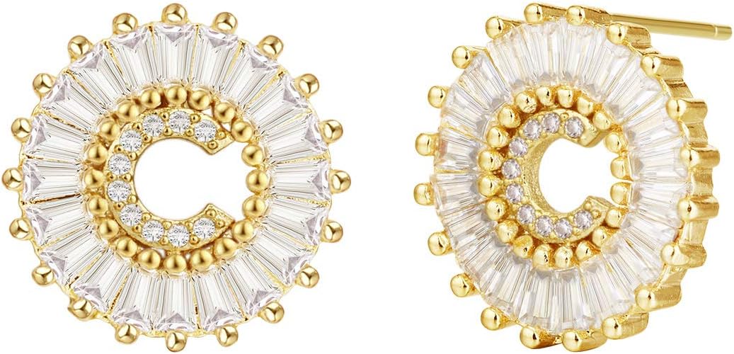 【LAST DAY 49% OFF】Initial Letter Pendant Earrings