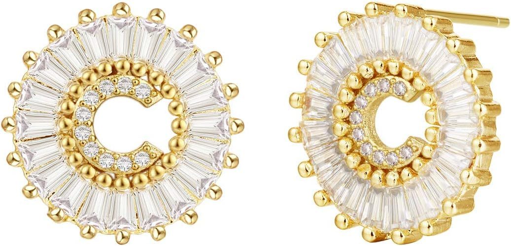 【LAST DAY 49% OFF】Initial Letter Pendant Earrings