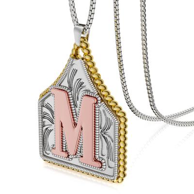 Custom Handmade Cow Tag Western Necklace