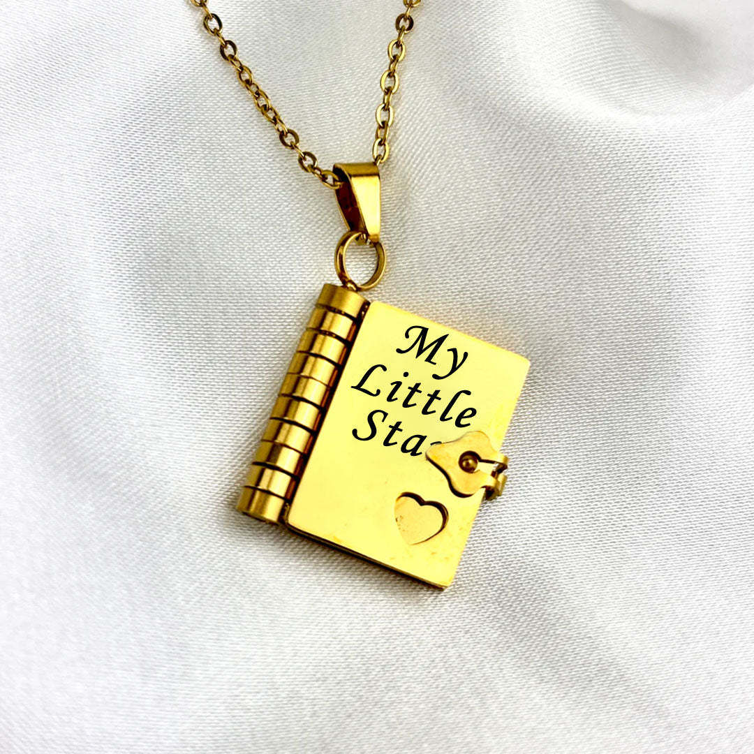 For daughter - My Little Star Book necklace