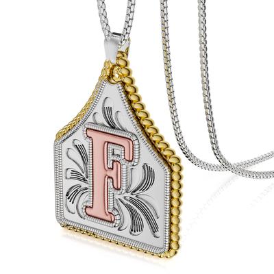 Custom Handmade Cow Tag Western Necklace