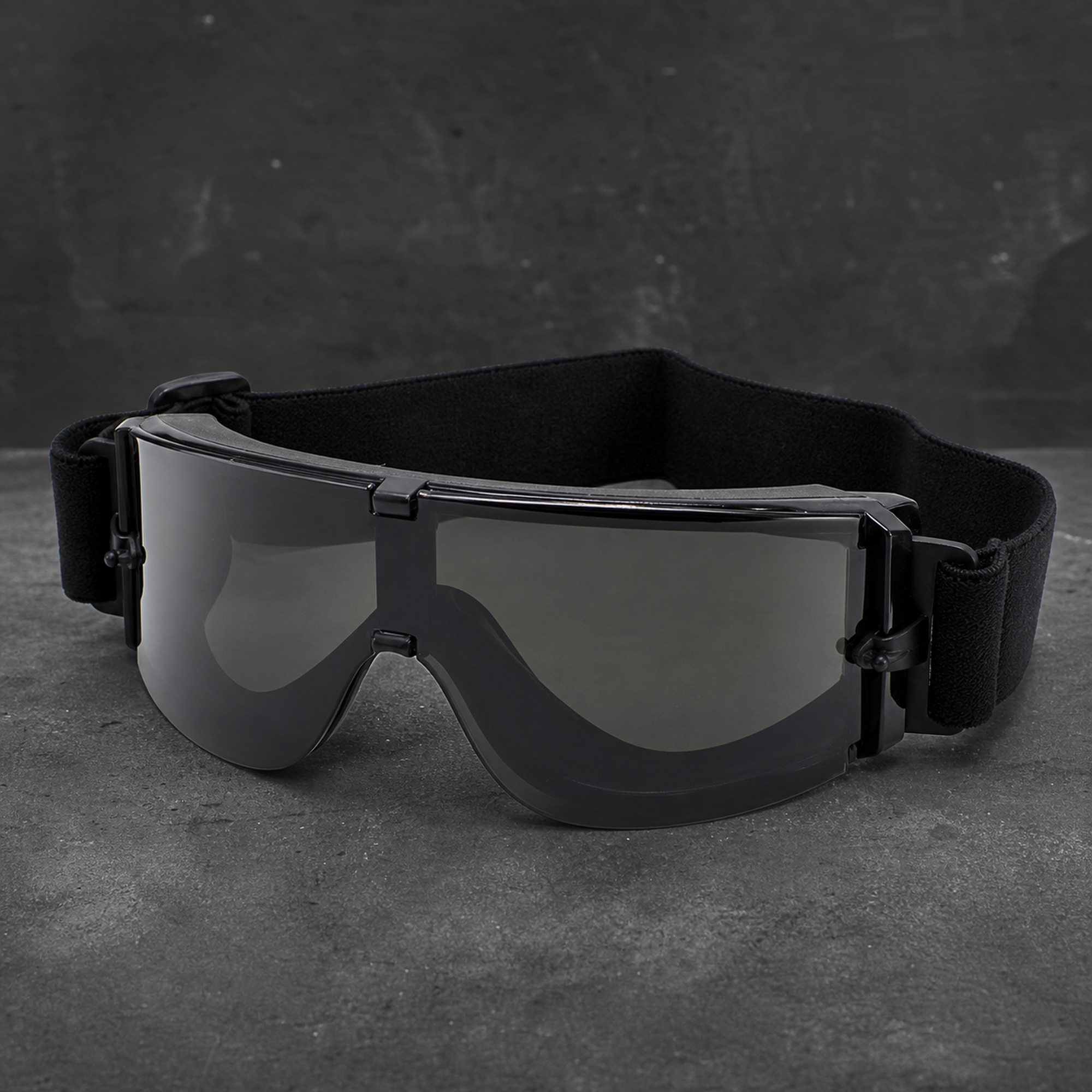Interchangeable Lens Wraparound Rider Goggles