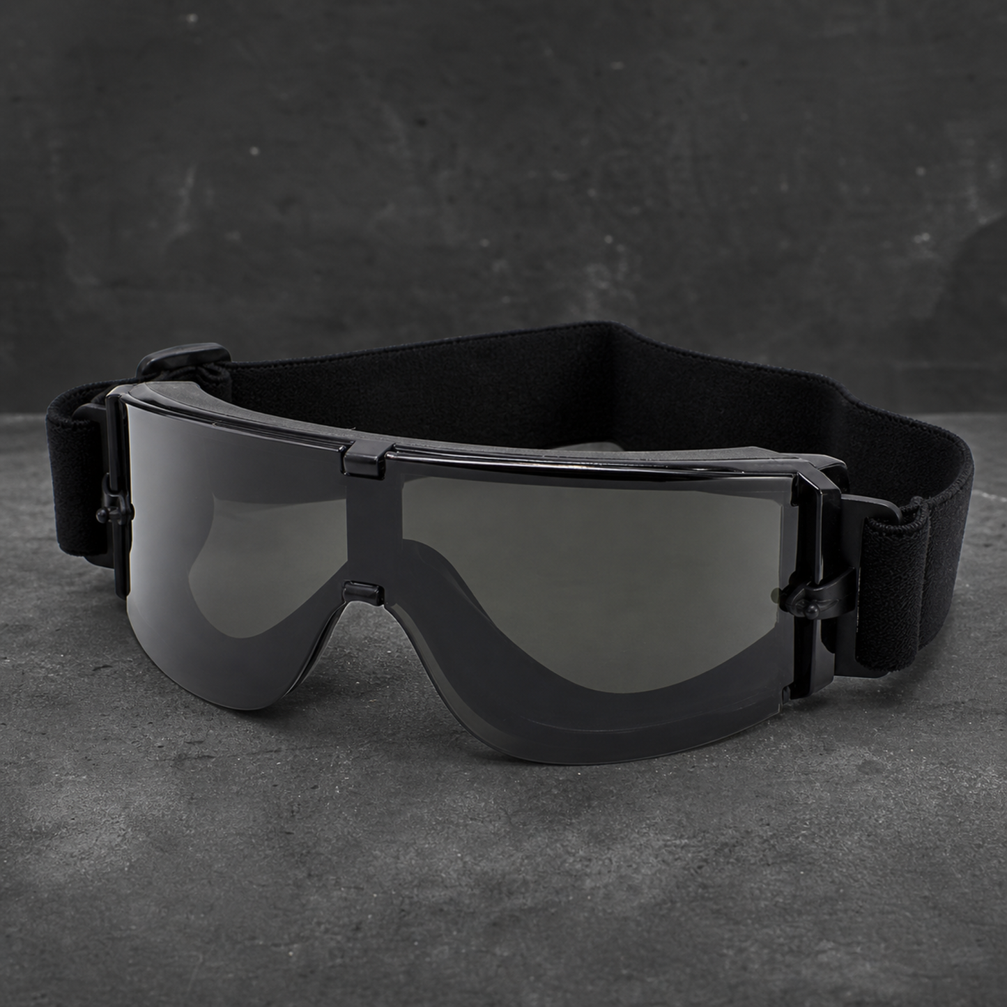 Interchangeable Lens Wraparound Rider Goggles