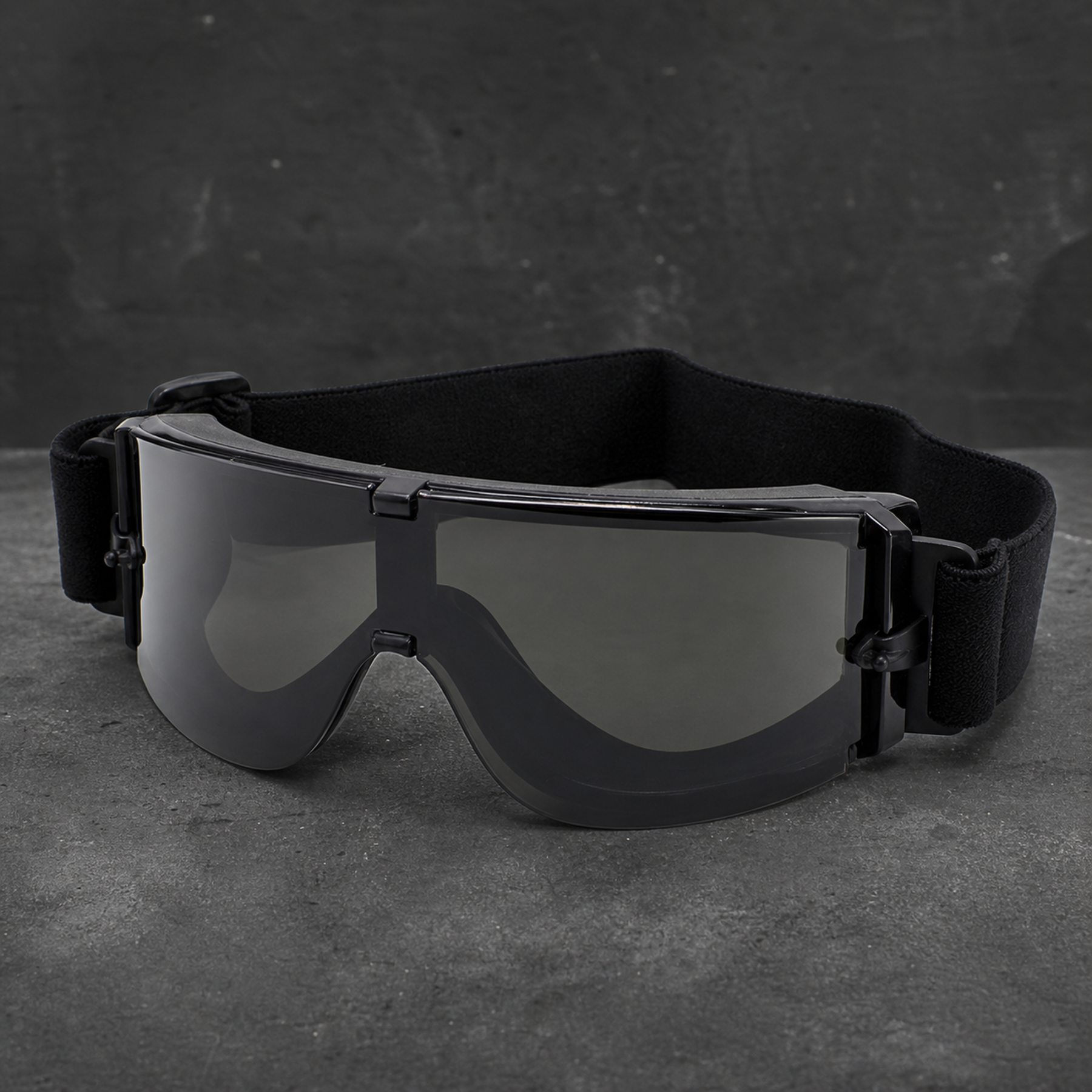 Interchangeable Lens Wraparound Rider Goggles