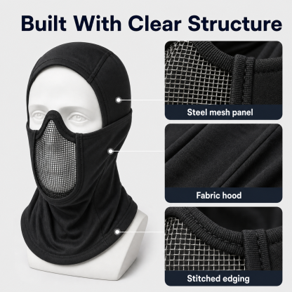 Breathable Steel Mesh Tactical Balaclava