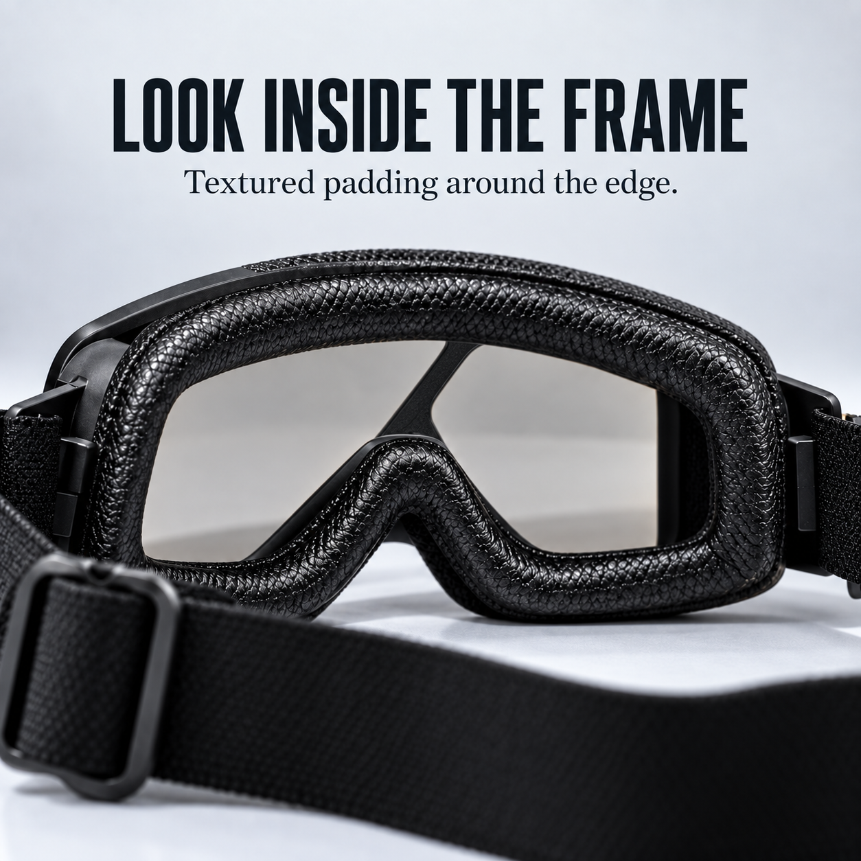 T16 Vintage Aviator Motorcycle Goggles – Windproof Padded Riding Eyewear