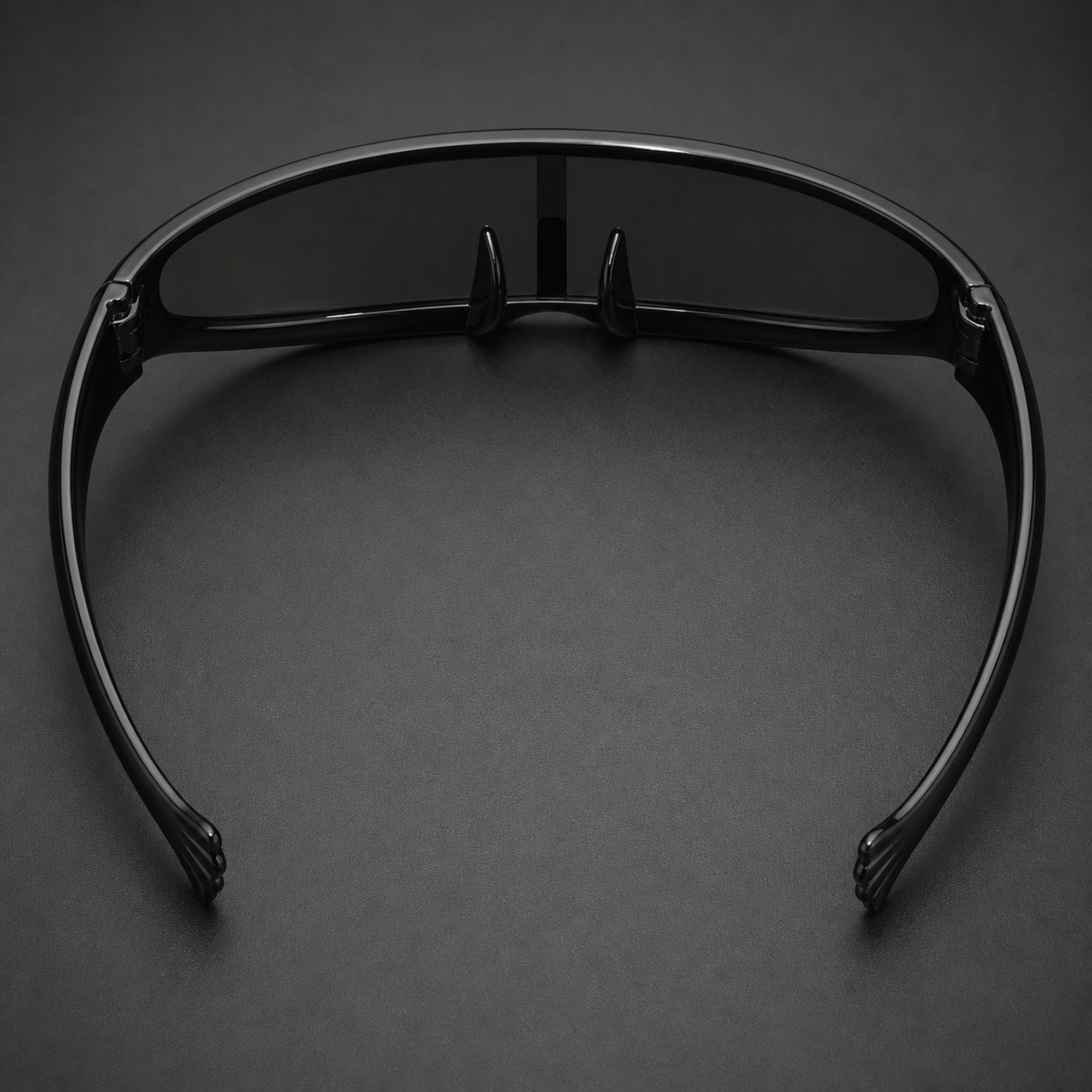 Low-Profile Wraparound Motorcycle Sunglasses