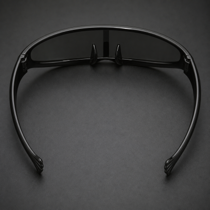 Low-Profile Wraparound Motorcycle Sunglasses