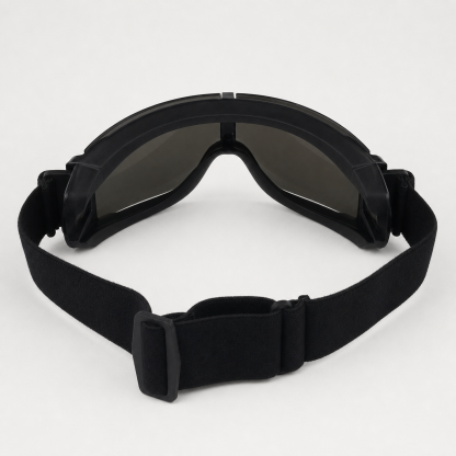 Interchangeable Lens Wraparound Rider Goggles