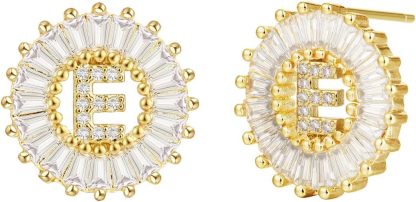 【LAST DAY 49% OFF】Initial Letter Pendant Earrings