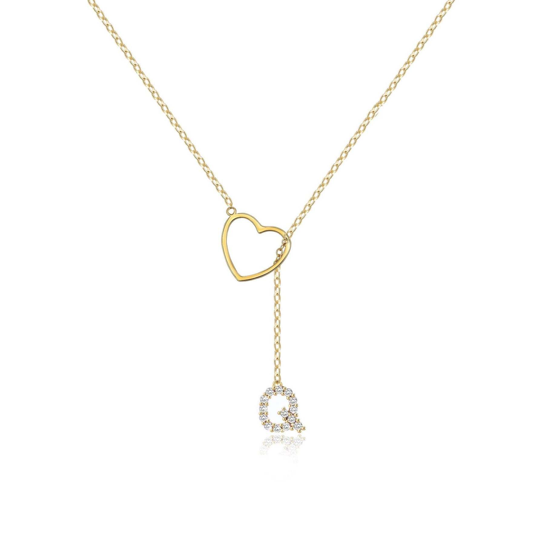 🔥Limited Inventory Available⚡Letter Heart Design Personalized Trendy Charm Necklaces