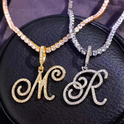 【Final 3-hour Preferential Deal💥】Personalised A-Z Cursive Initial Letter Name Necklace