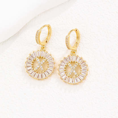 【LAST DAY 49% OFF】Initial Letter Pendant Earrings