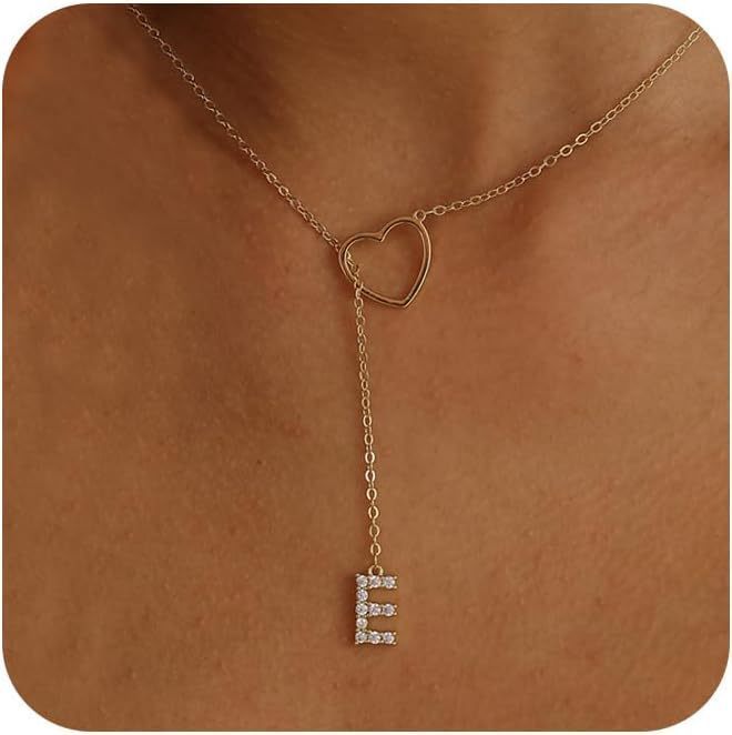 🔥Limited Inventory Available⚡Letter Heart Design Personalized Trendy Charm Necklaces