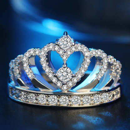 FOR BADASS DAUGHTER - STRAIGHTEN YOUR CROWN RING