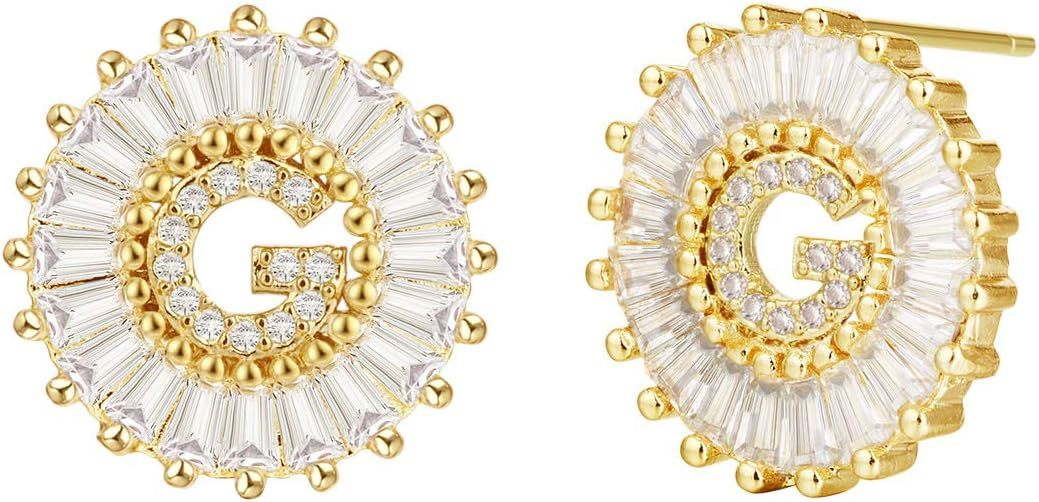 【LAST DAY 49% OFF】Initial Letter Pendant Earrings