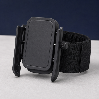 360-Degree Rotating Wrist & Arm Phone Holder with Locking Side Clamps
