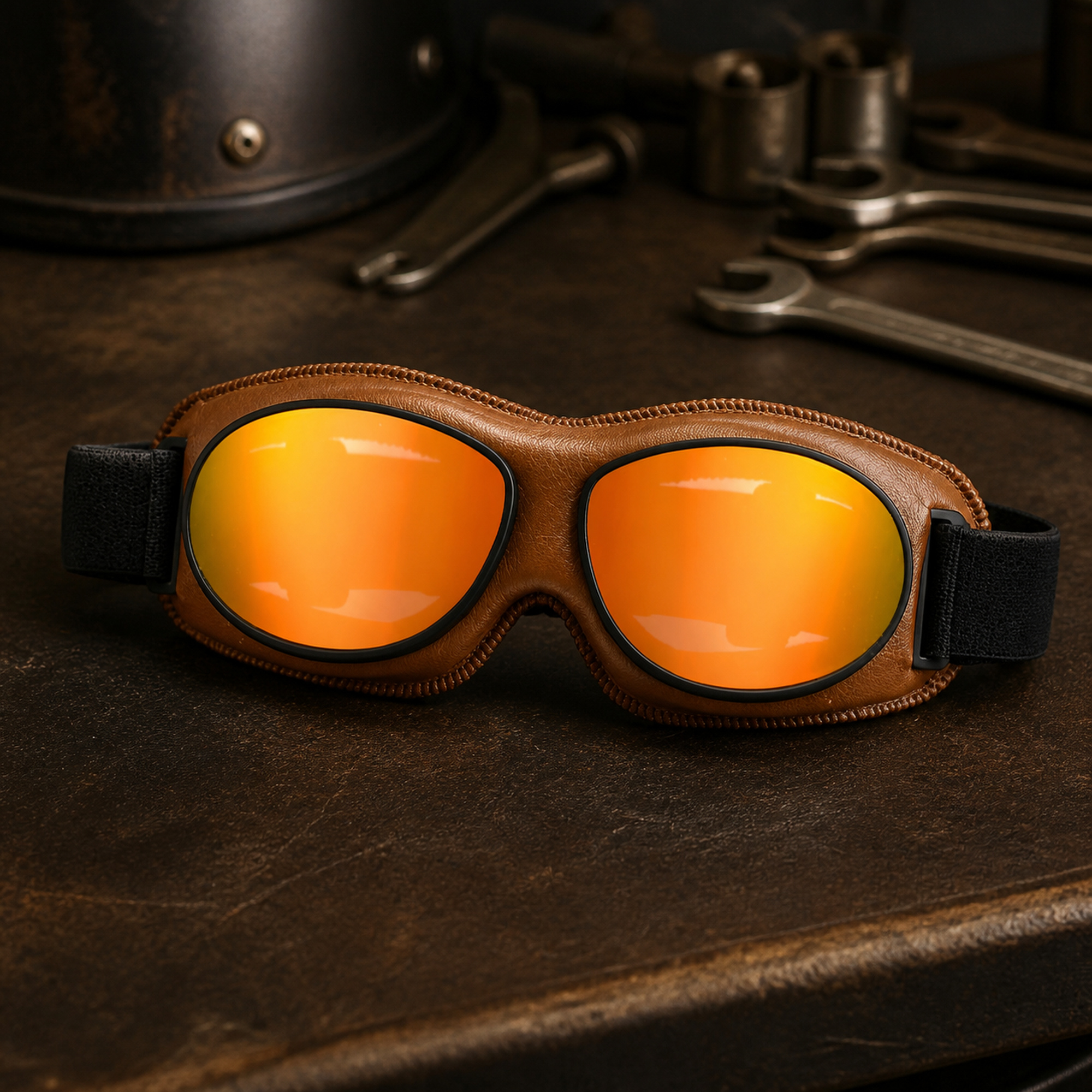 Vintage Rider Aviator Goggles
