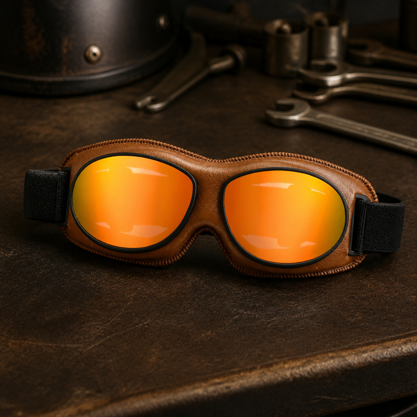 Vintage Rider Aviator Goggles