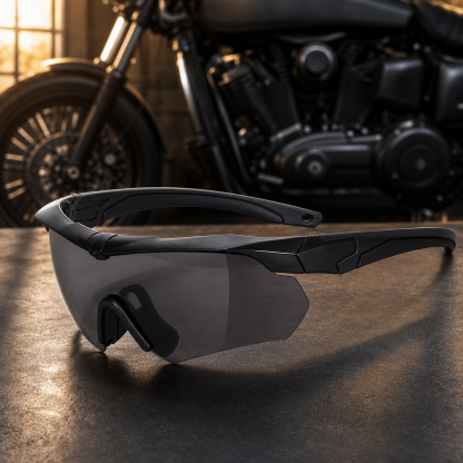 Interchangeable Lens Rider Glasses Set