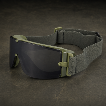 Interchangeable Lens Wraparound Rider Goggles