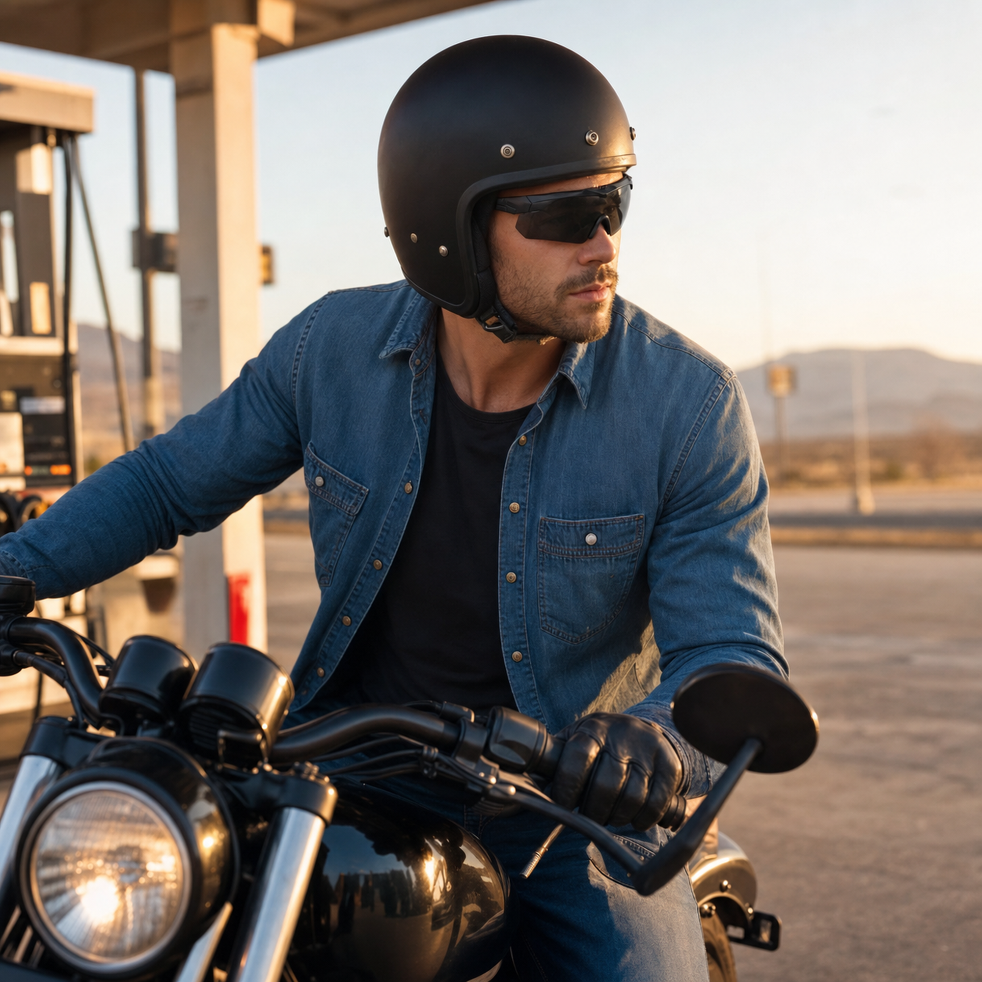 Interchangeable Lens Rider Glasses Set