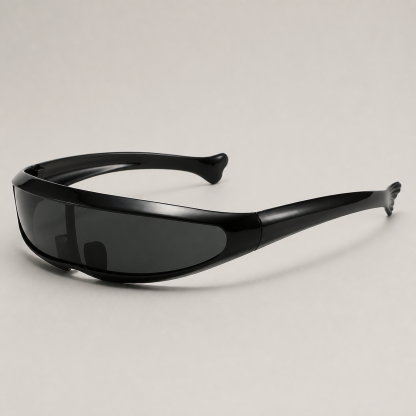 Low-Profile Wraparound Motorcycle Sunglasses