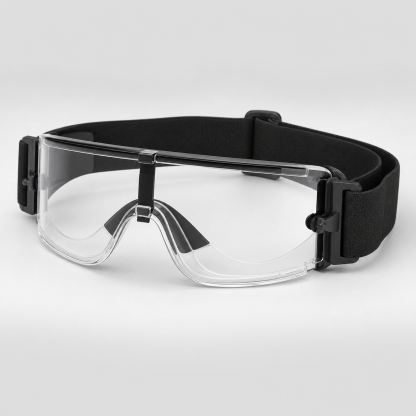 Interchangeable Lens Wraparound Rider Goggles