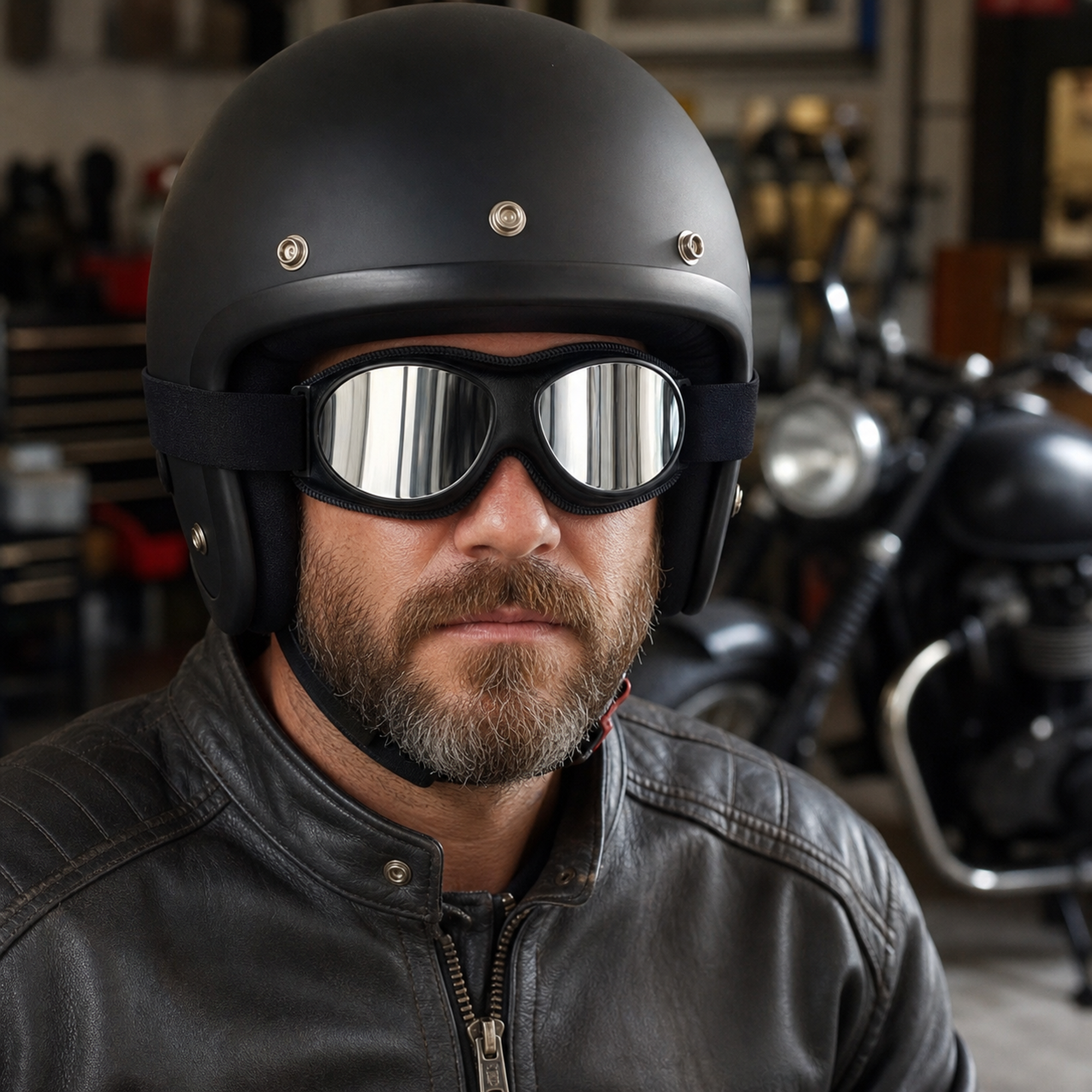 Vintage Rider Aviator Goggles
