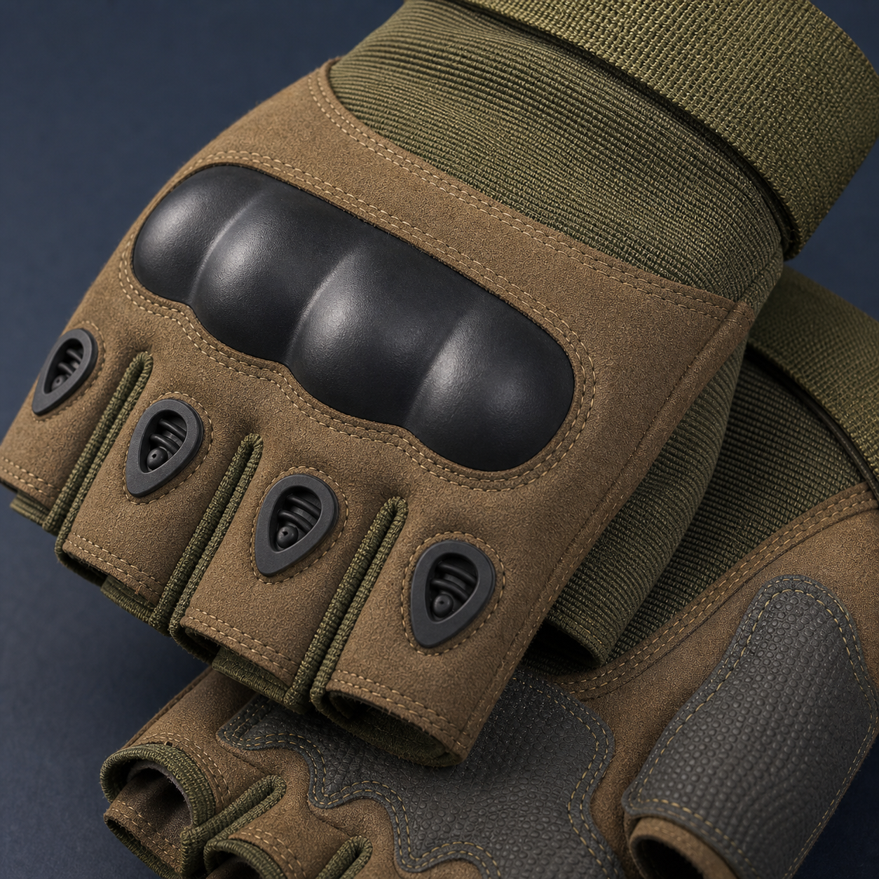 Close-up detail of the palm and wrist closure
