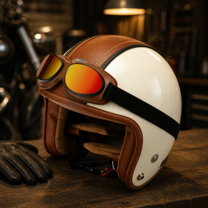 Vintage Rider Aviator Goggles