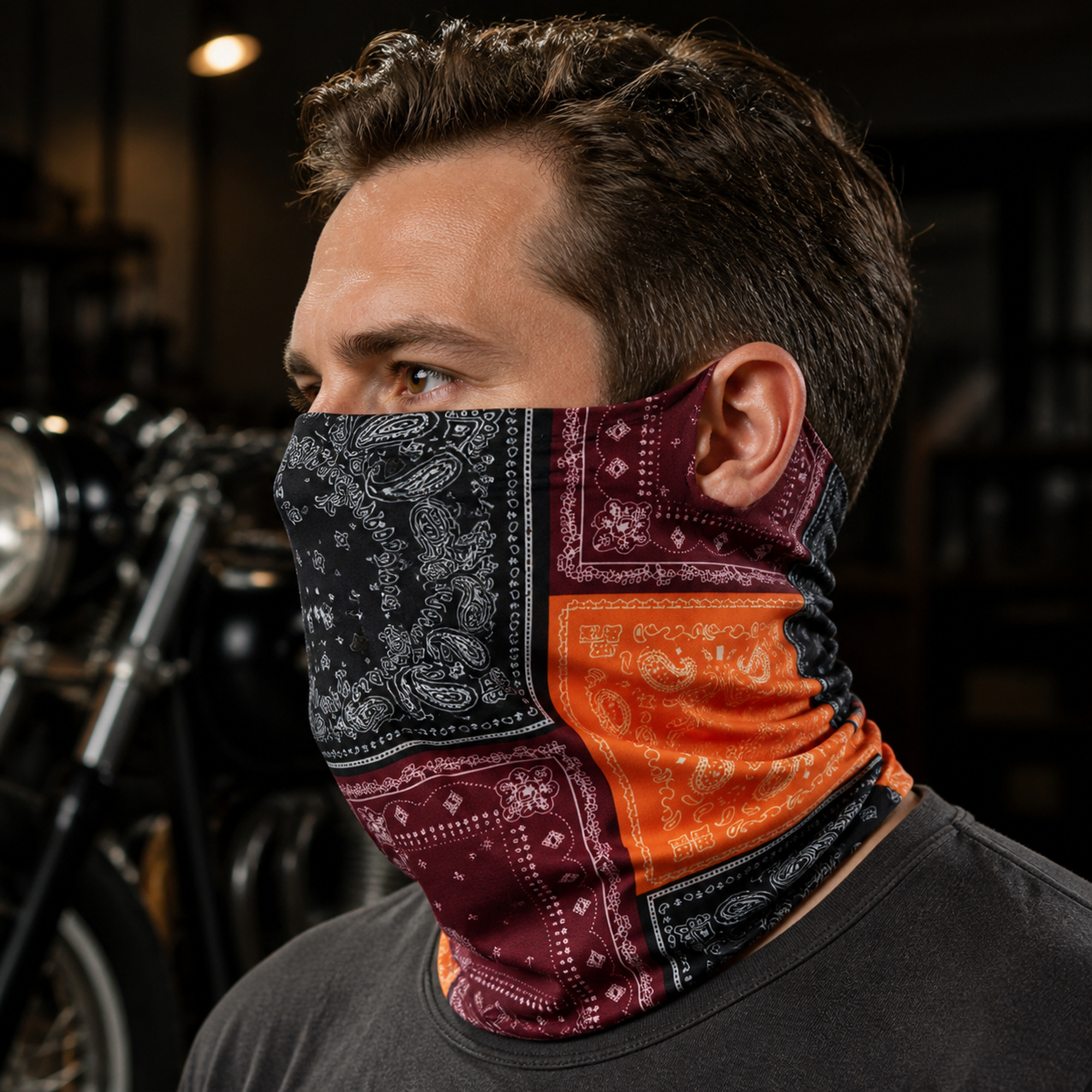🔥2-Pack Cooling Paisley Face & Neck Cover
